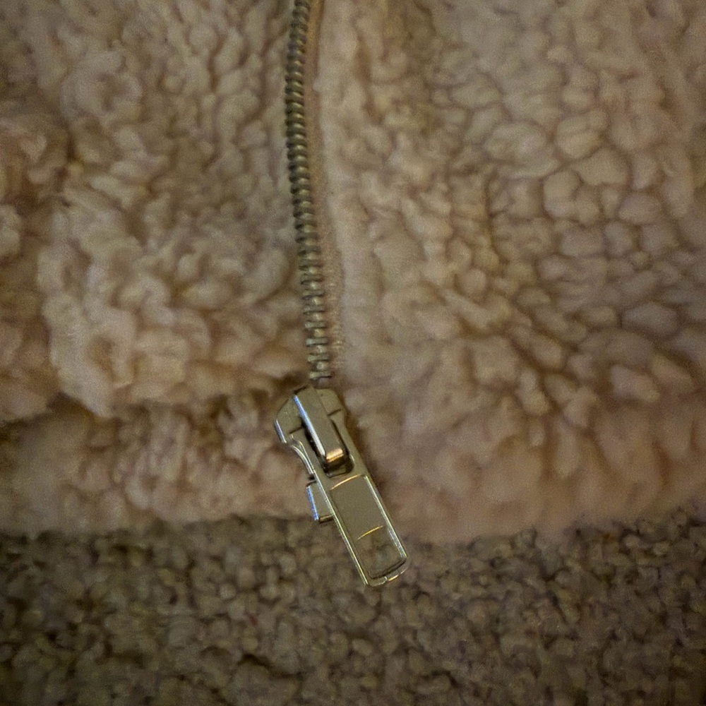 12th Tribe Mt. Kisco Beige Sherpa Jacket - Picture 4 of 7